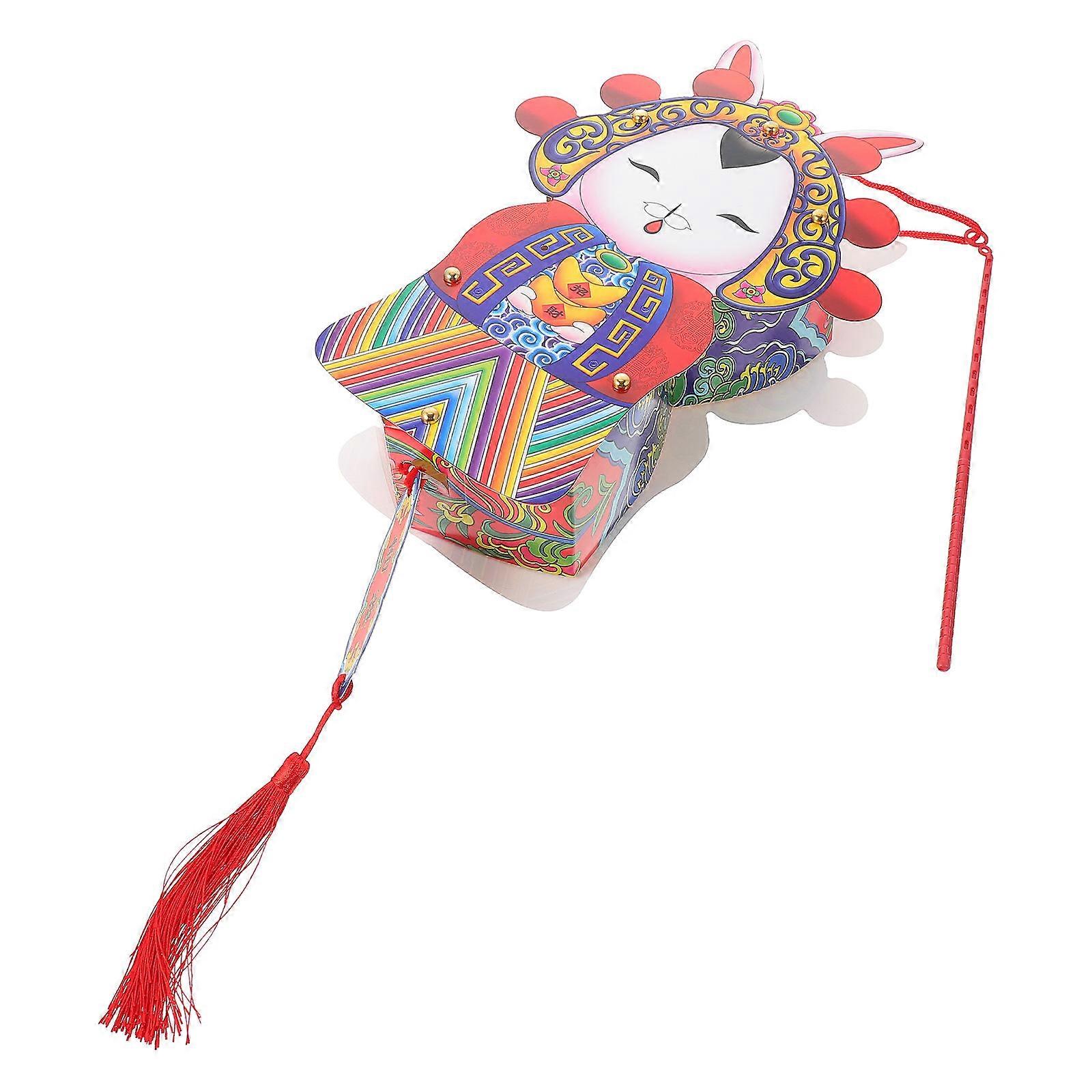 New Year Portable Lantern for Decor 1Pcs Rabbit Paper Toy