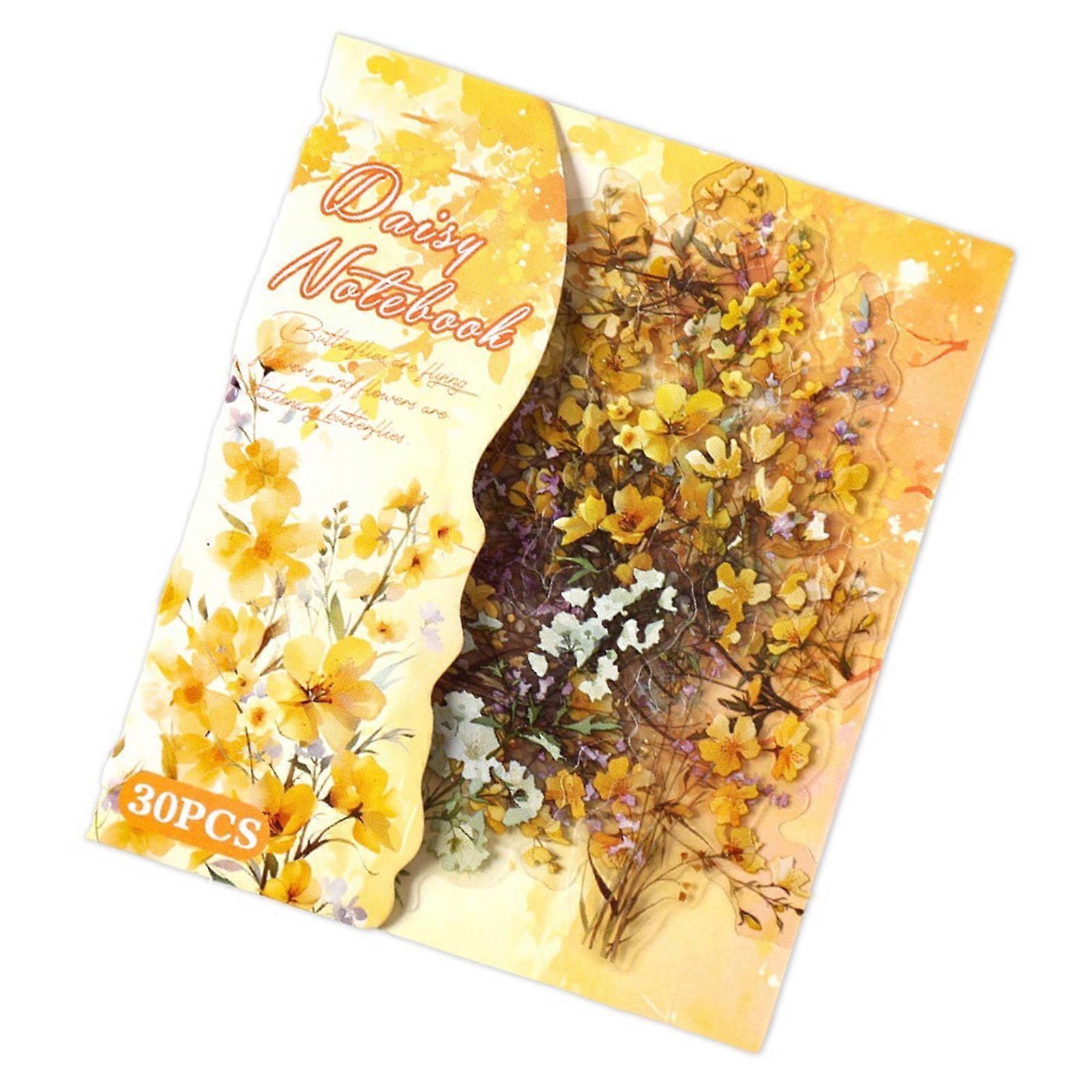 Decorative Sticker 30PCS for Diaries with PET Film Multicolor