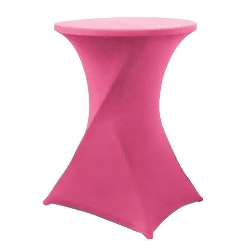 Elastic Round Tablecloth with High Foot Bar for Wedding and Event Decor