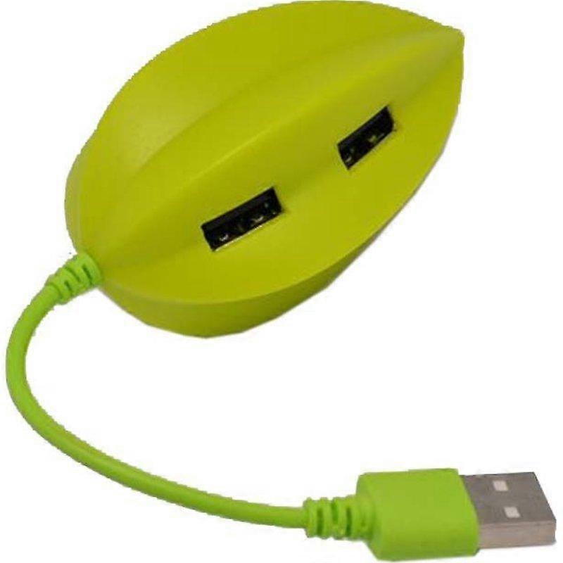 4 Pack Creative Usb 2.0 Hub Splitter Fruit Vegetable Design Plastic Hub for Notebook Lap Computer mat