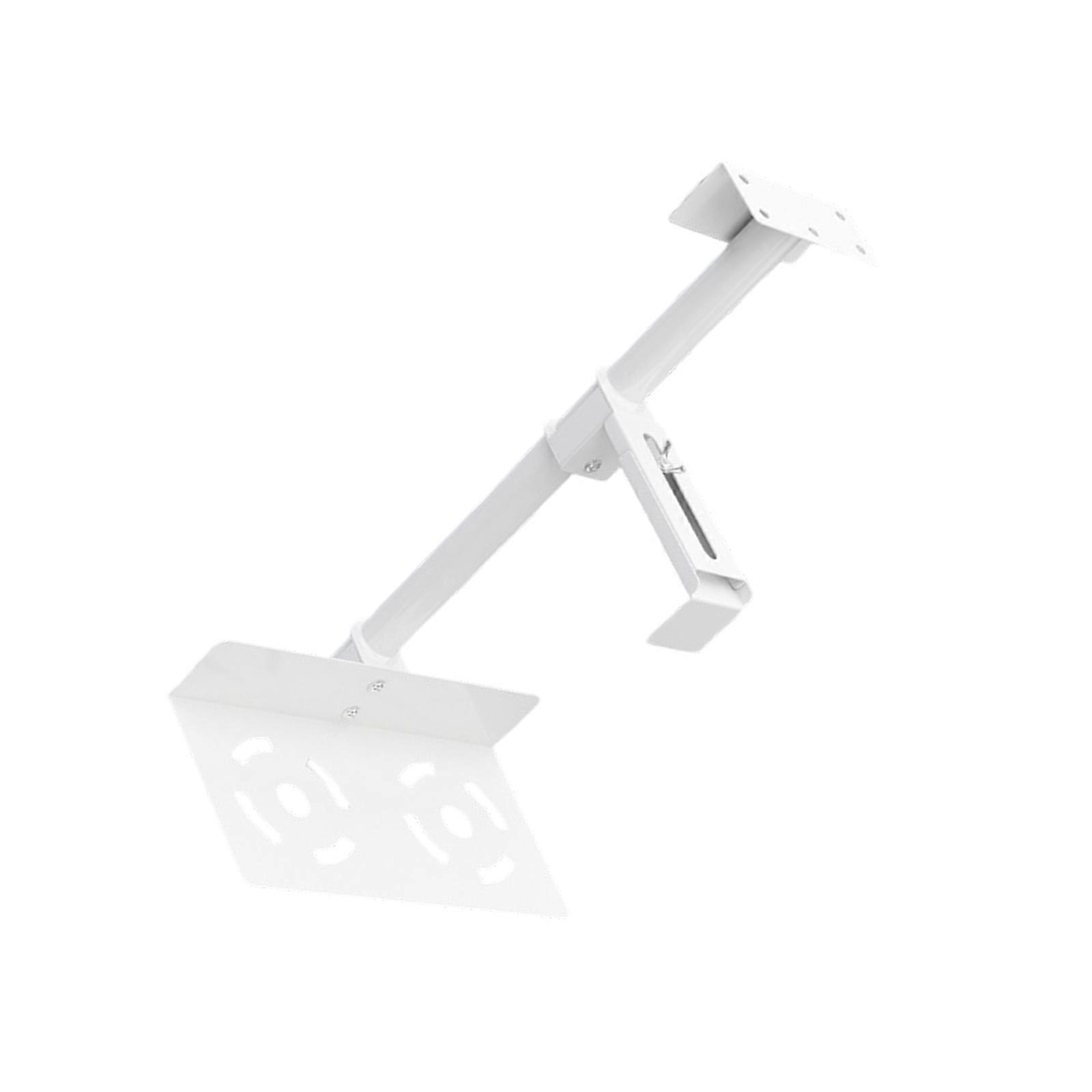 حامل حالة الكمبيوتر قابل للتعديل معدني تحت مكتب حامل وحدة المعالجة المركزية قوس للمنزل مكتب وإعدادات الألعاب يعزز مساحة الأرجل الأبيض