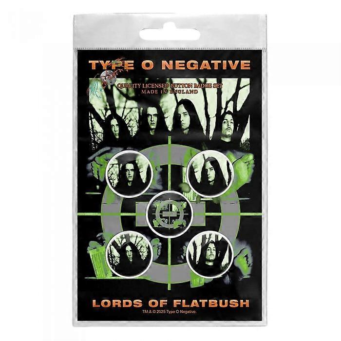 Type O Negative Lords Of Flatbush Pin Button Badge