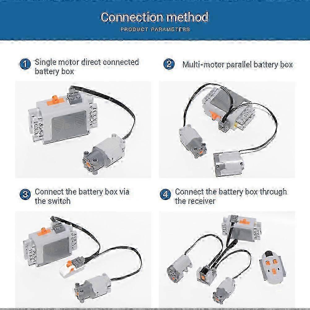 Servo Motor Function Power Function Accessories For 88004 x