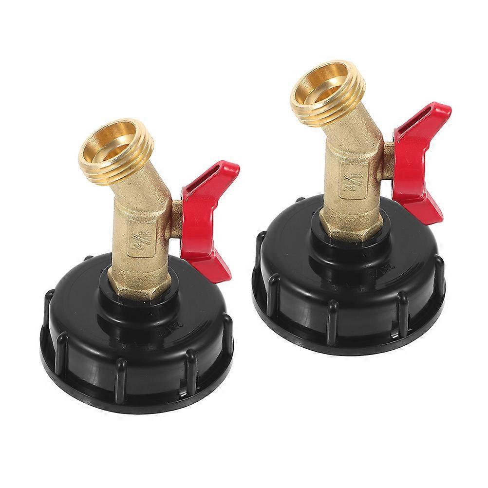 Ibc Container Adapter Leakproof Hose Connector with Water Spigot 2Pcs