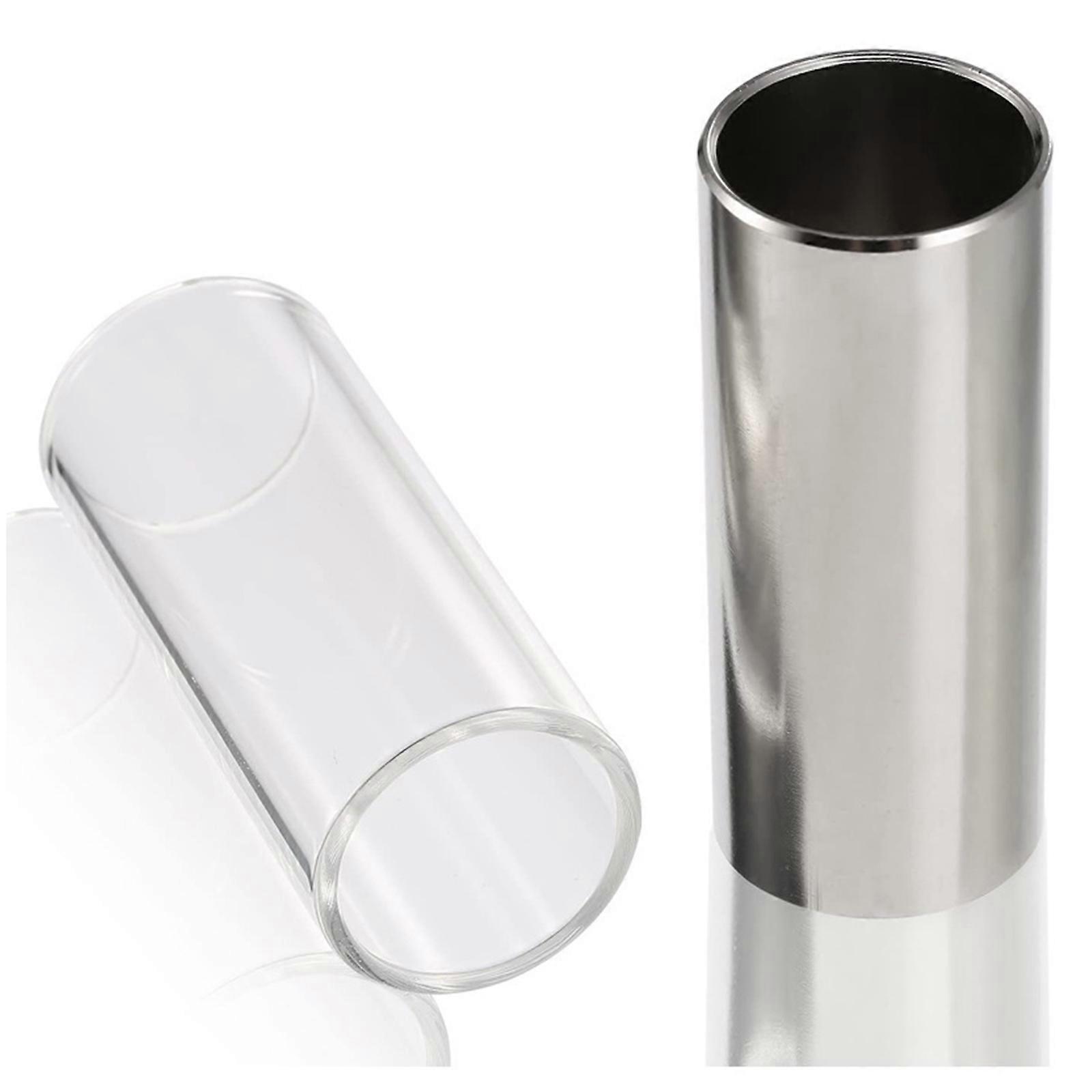 Steel Slide Elgitarr Delar Gitarr Slide Bar Guitar Slide, Rostfri Gitarr Slide Tone Bar för stränginstrument flerfärgad