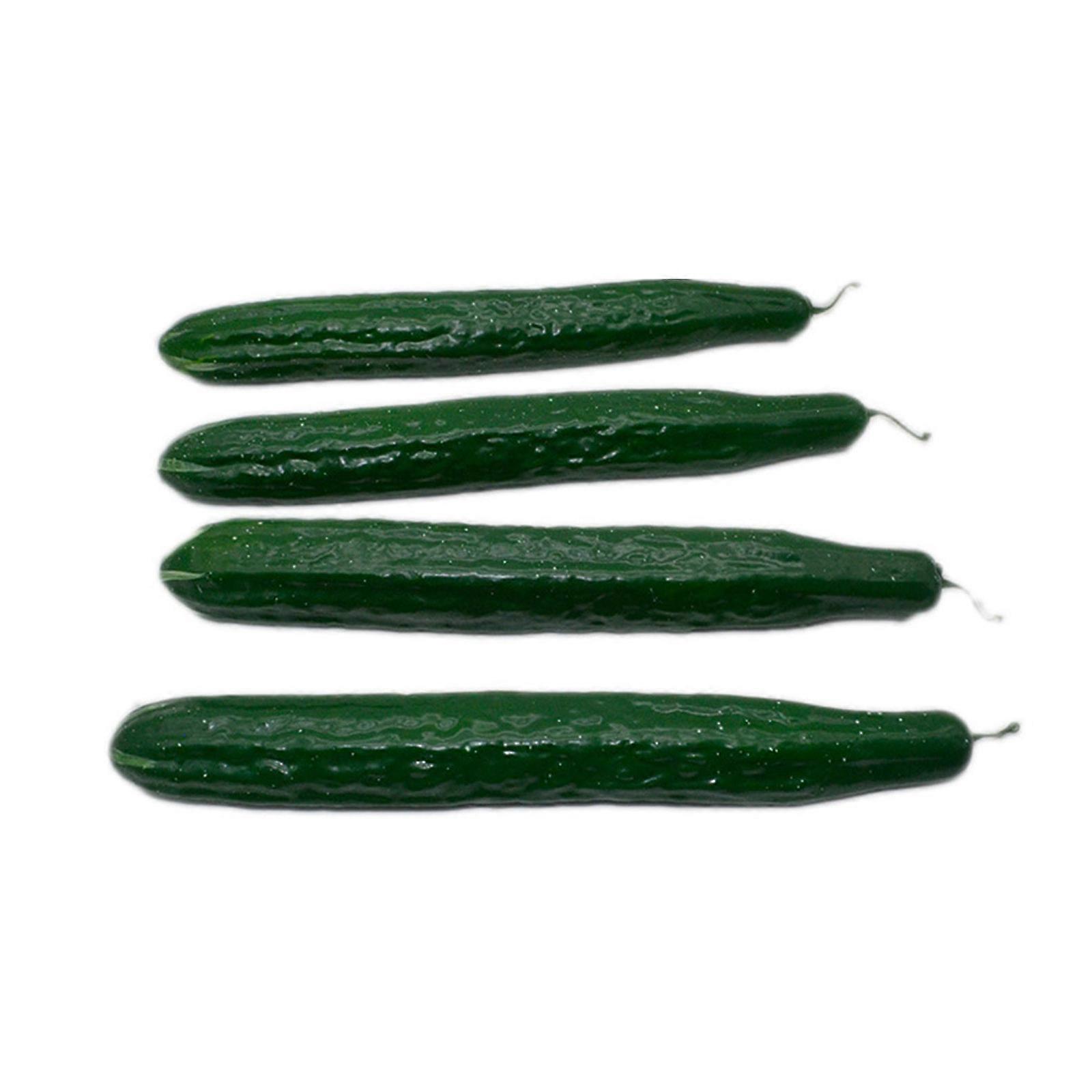 Fake Vegetable Artificial Cucumbers Model Showcases Display Props Multicolor