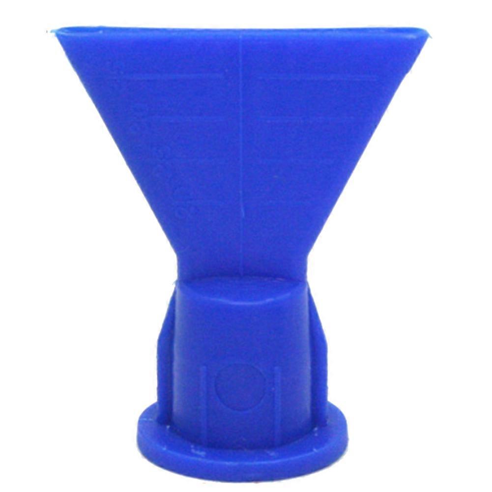 Wavy Silicone Cone Caulk Accessories Flat Nozzle 5 Pieces