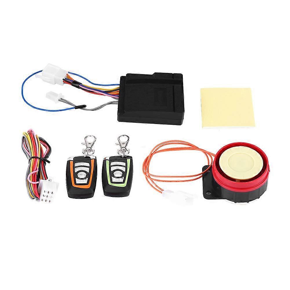 Motorcycle Alarm Security System with Remote Control Anti Theft Kit for Most Bikes