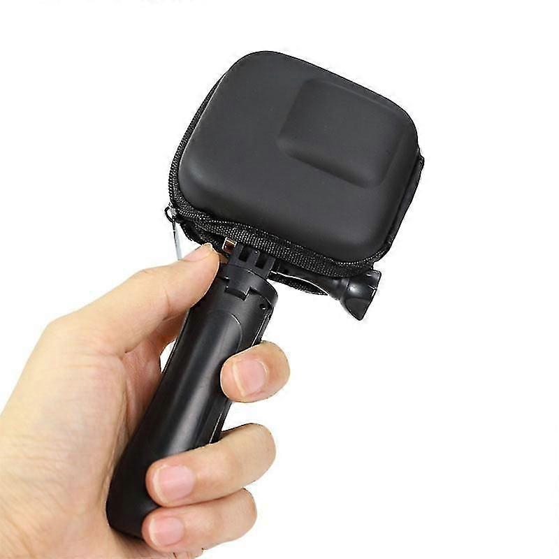 Mini EVA Protective Case for GoPro Hero 11, 10, 9, 8, 7, 6 and 5 (Black), PU Storage Box for Sports Camera, Accessories for DJI Osmo Action 3 and 2.