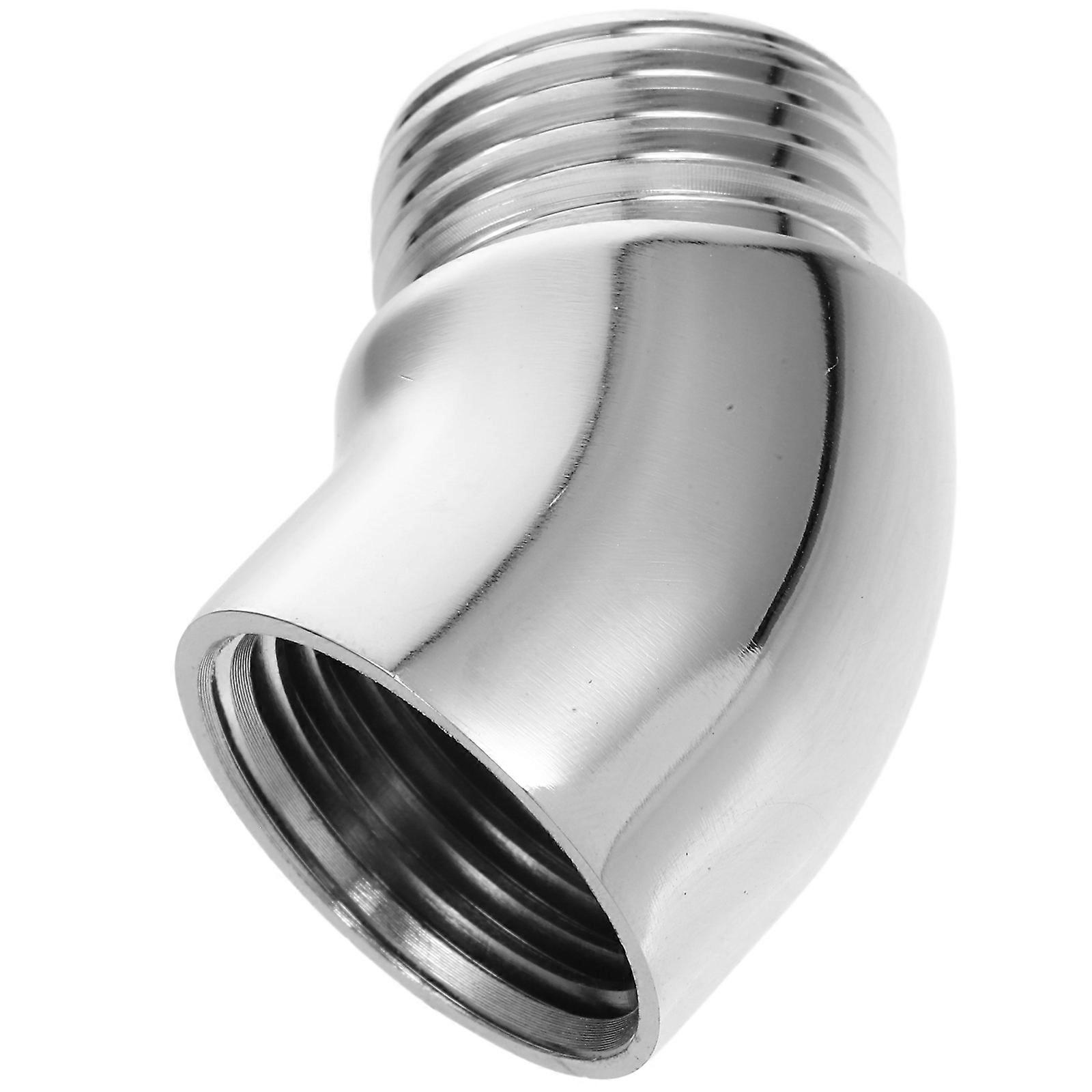 Handheld Shower Head Swivel Adapter For Shower System Upgrade With Silver Aesthetic Design 1Pack