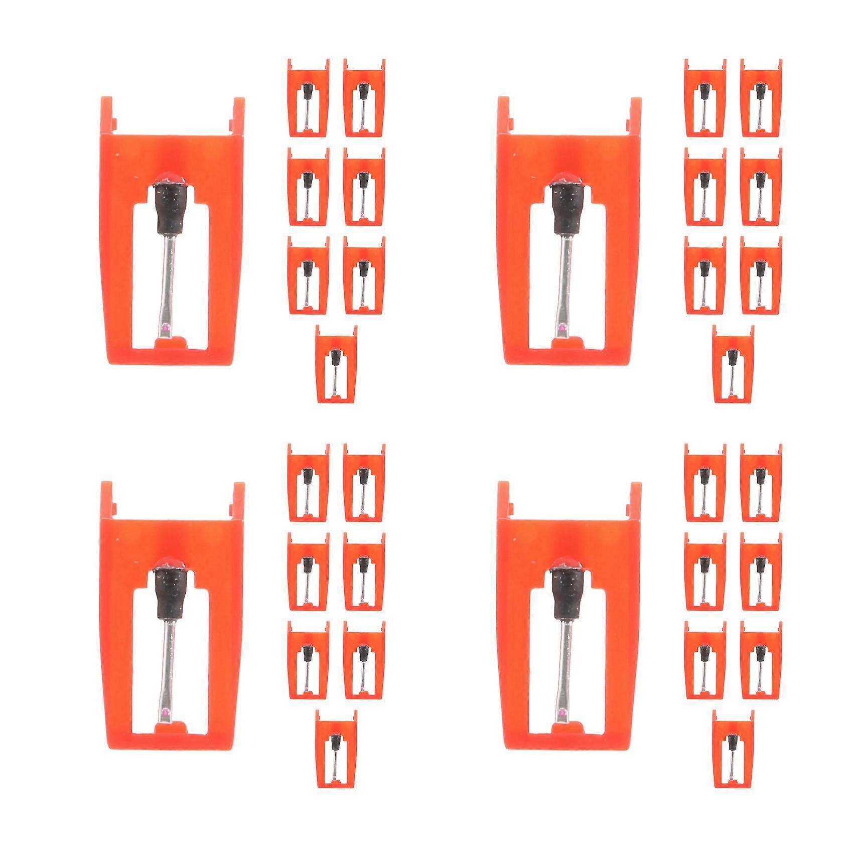 32 Pcs Record Player Needle Turntable Ruby Replacement Stylus Needles for Vinyl Record Player