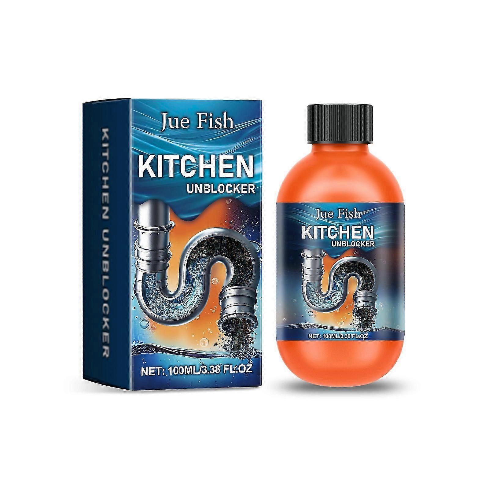 Quick Drain Cleaner - Powerful, Fast-Acting Solution for Kitchen, Toilet & Sink Drains | Easy to Use, Safe & Effective Pipe Dredging Formula for Unclo