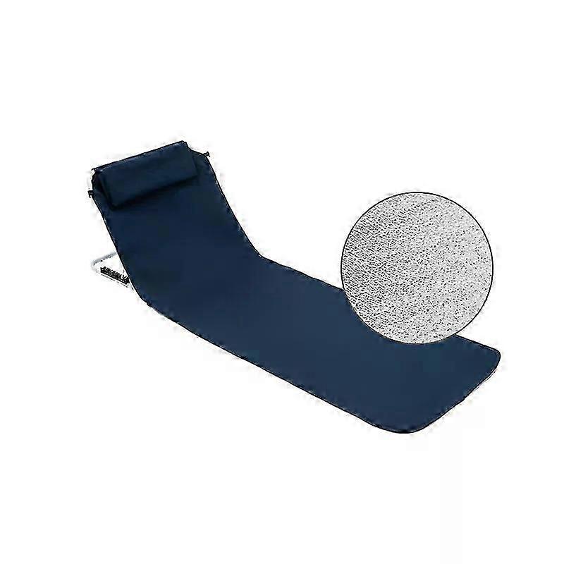 Waterproof folding mat chair for adults with backrest support