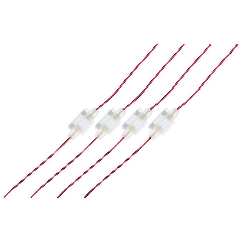 Inline Fuse Holder for Motorcycle with 4Pcs Replacement Fuse Holders