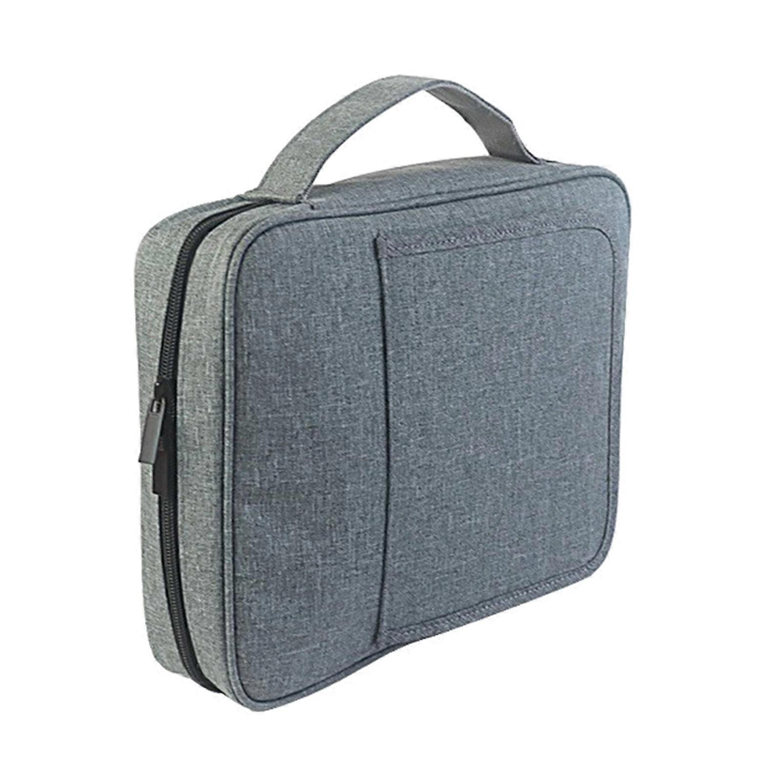 聖書ブックカバードキュメントオーガナイザー聖書カバー聖書ケースブックスタンド聖書キャリングケースブック収納バッグ学校用グレー