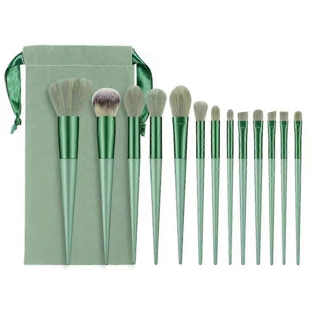Makeup Brush Set with Soft SkinFriendly Bristles 13pcs for Eyeshadow, Foundation and Blush
