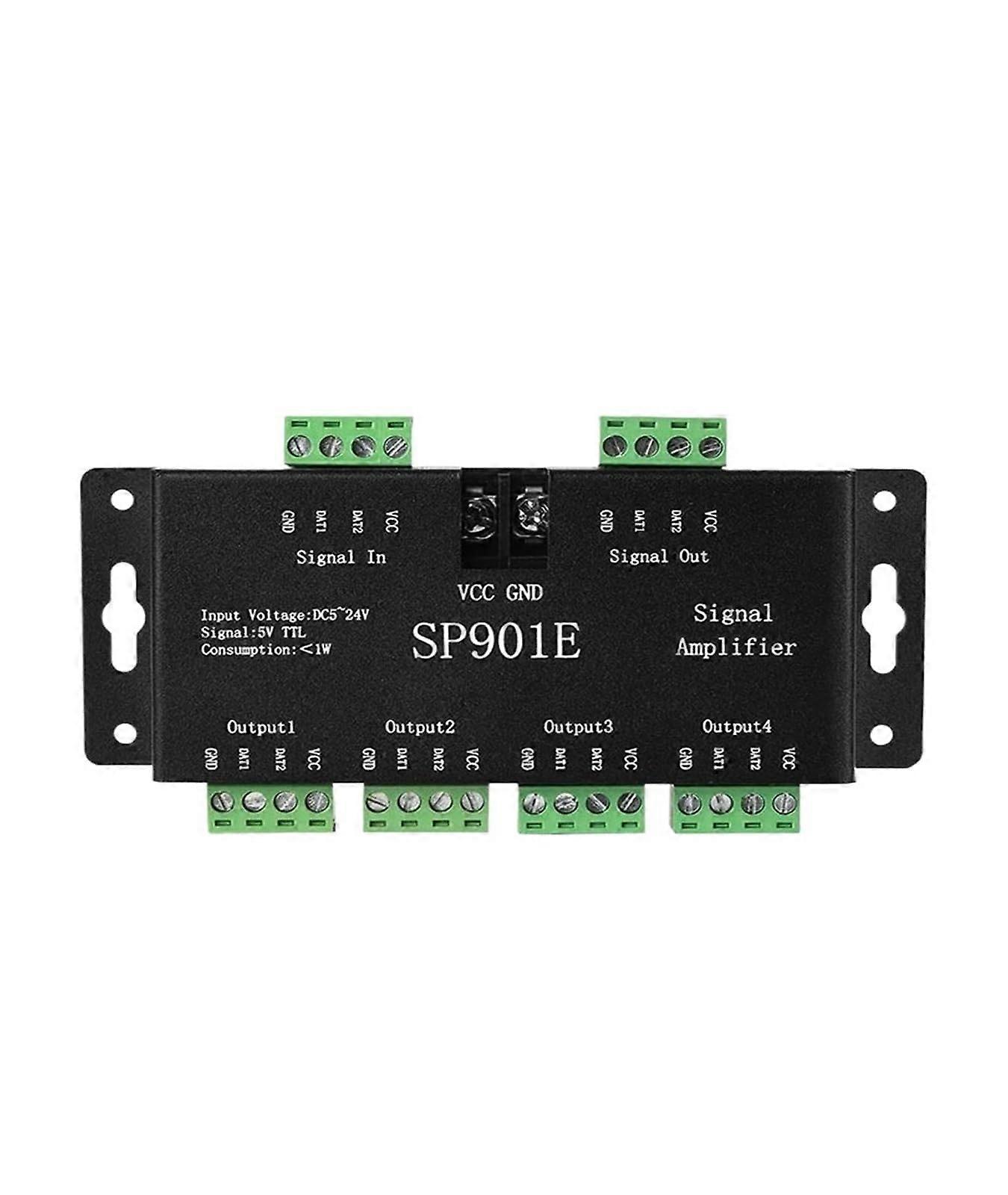 LED Light Strip Amplifier with Full Color Dimmer Switch for Smooth Stable Dimming and MultiDevice Sync