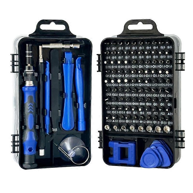 Multifunctional 115Piece Screwdriver Tool Featuring Magnetic Tip For Efficient DIYer And Electronic Device Maintenance