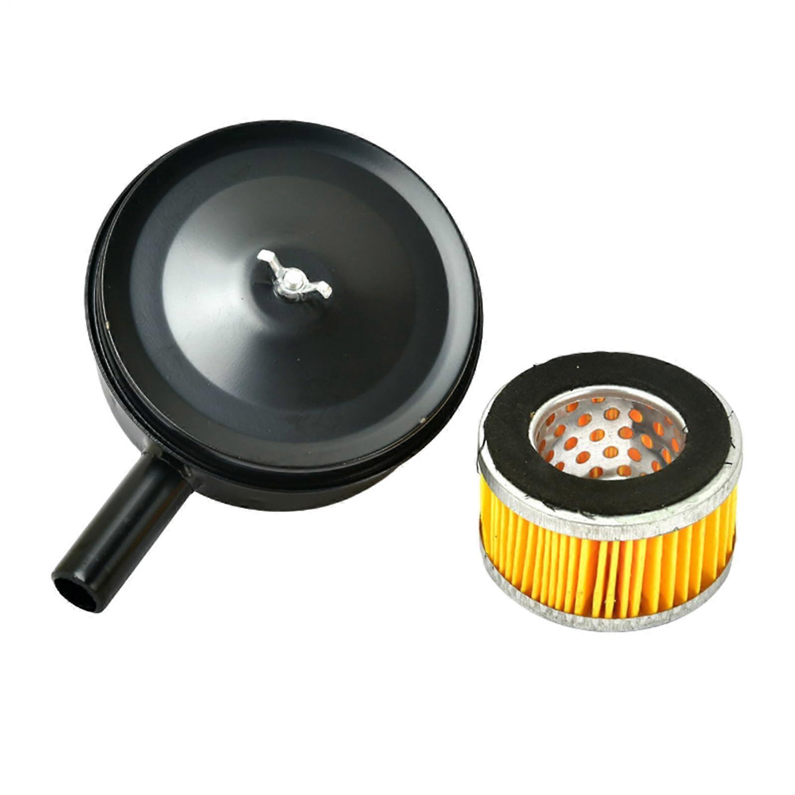 Air Compressor Silencer Filter with Noise Reduction, Durable Metal Intake Muffler for Home Projects