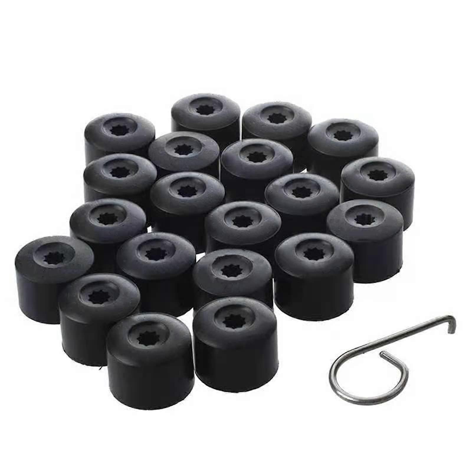 25pcs Wheel Nut Covers and Bolt Caps Dust Proof Decorative Car Wheel Protector Set with Tool