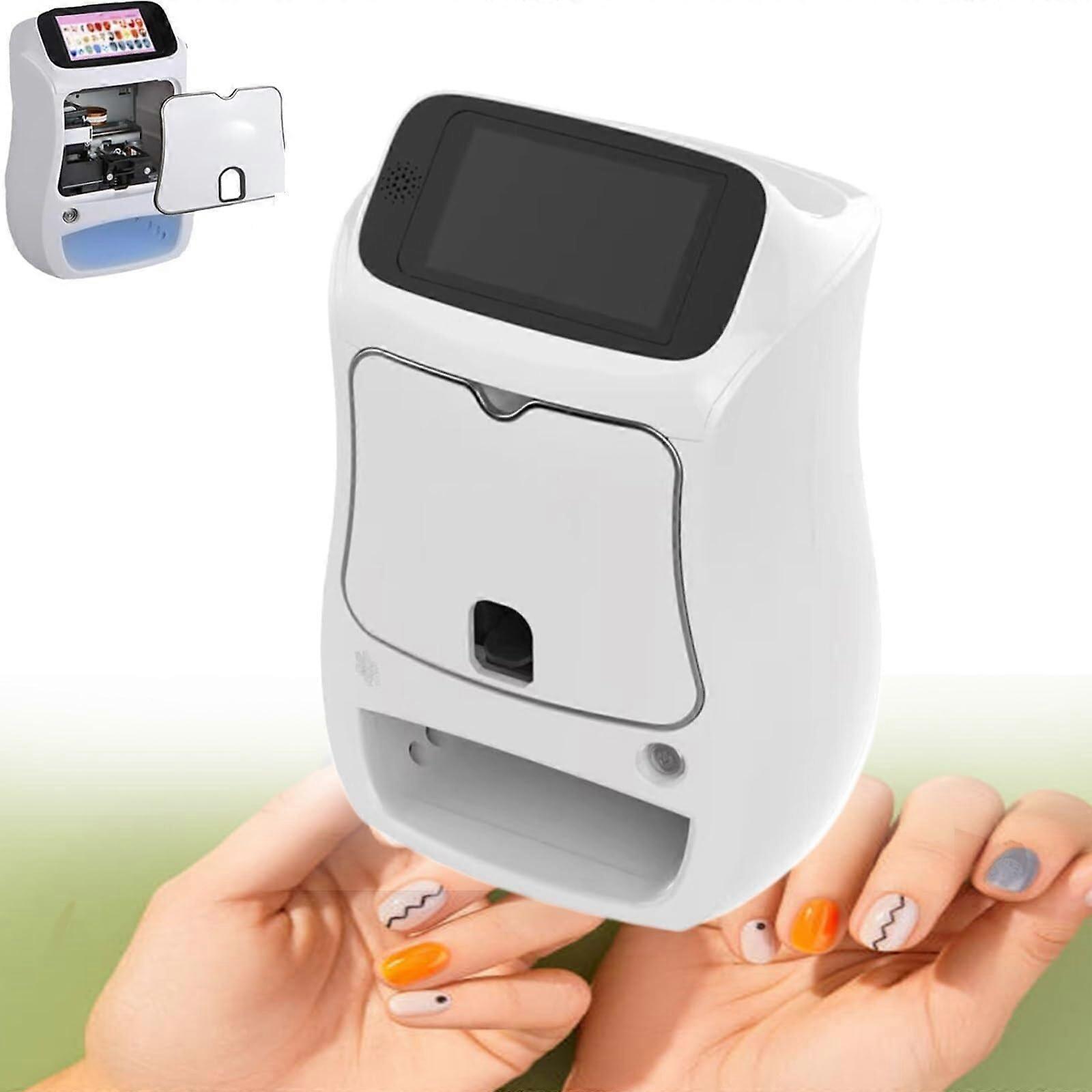 Nail Art Printer with 5Inch Touch Screen, 10Second Smart Automatic Printing for Salon and Home
