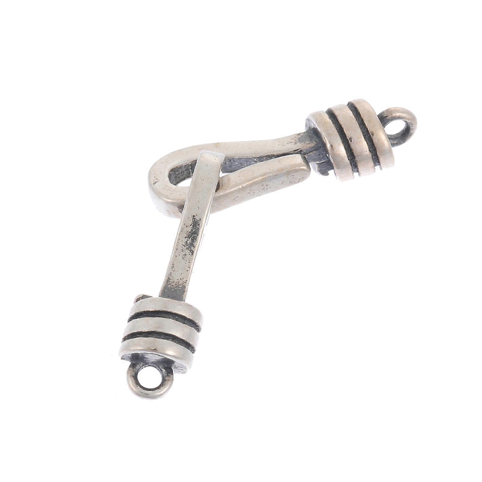 Silver Jewelry Clasp DIY Bracelet Making Accessory for 1Pcs Use