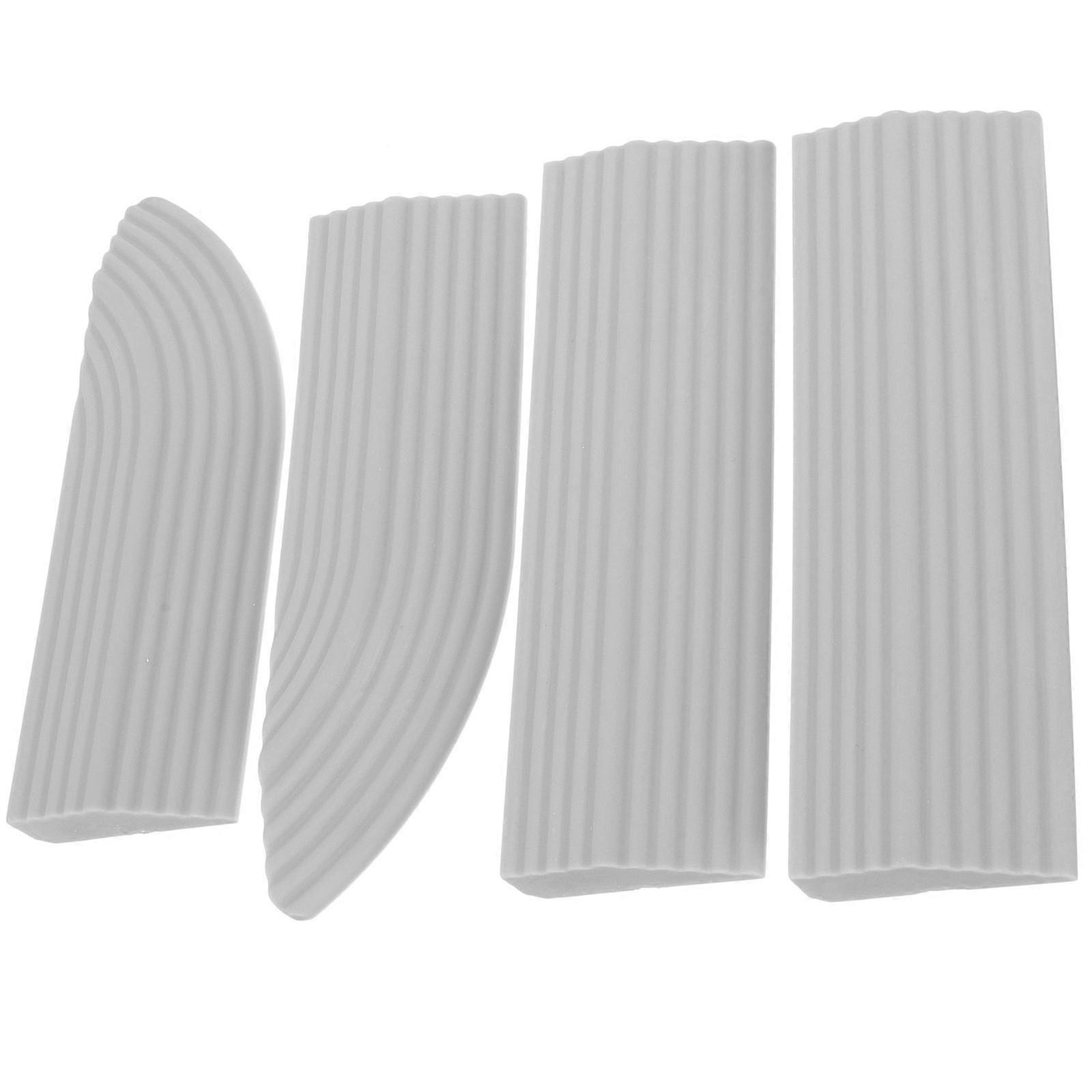 Grey Rubber Sweeping Robot Ramp for Entry Transition 1Set Included