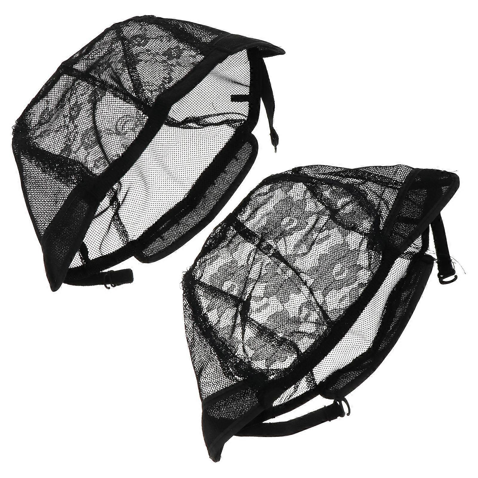 Breathable Stretch Wig Caps Hairdressing Accessories U Type Mesh 4Set