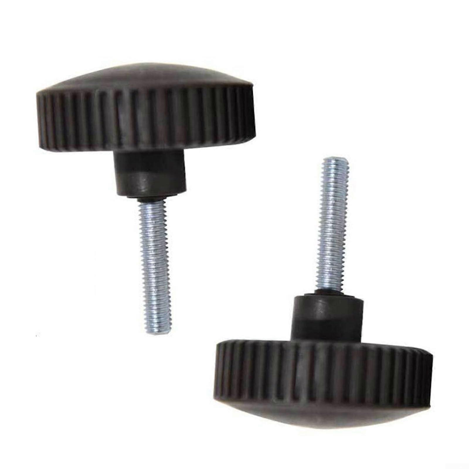 Canopy Frame Screws for Garden Swing Chair Secure Attachment Black Plastic 2Piece Set