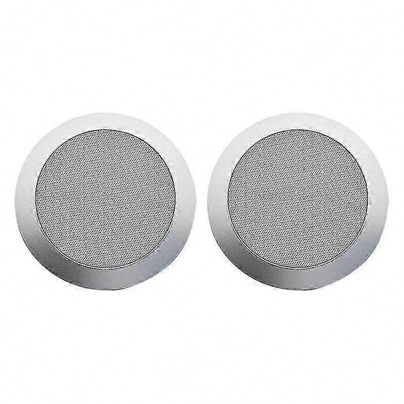 4-Inch Silver Ceiling Speaker Grille for Embedded Audio Systems