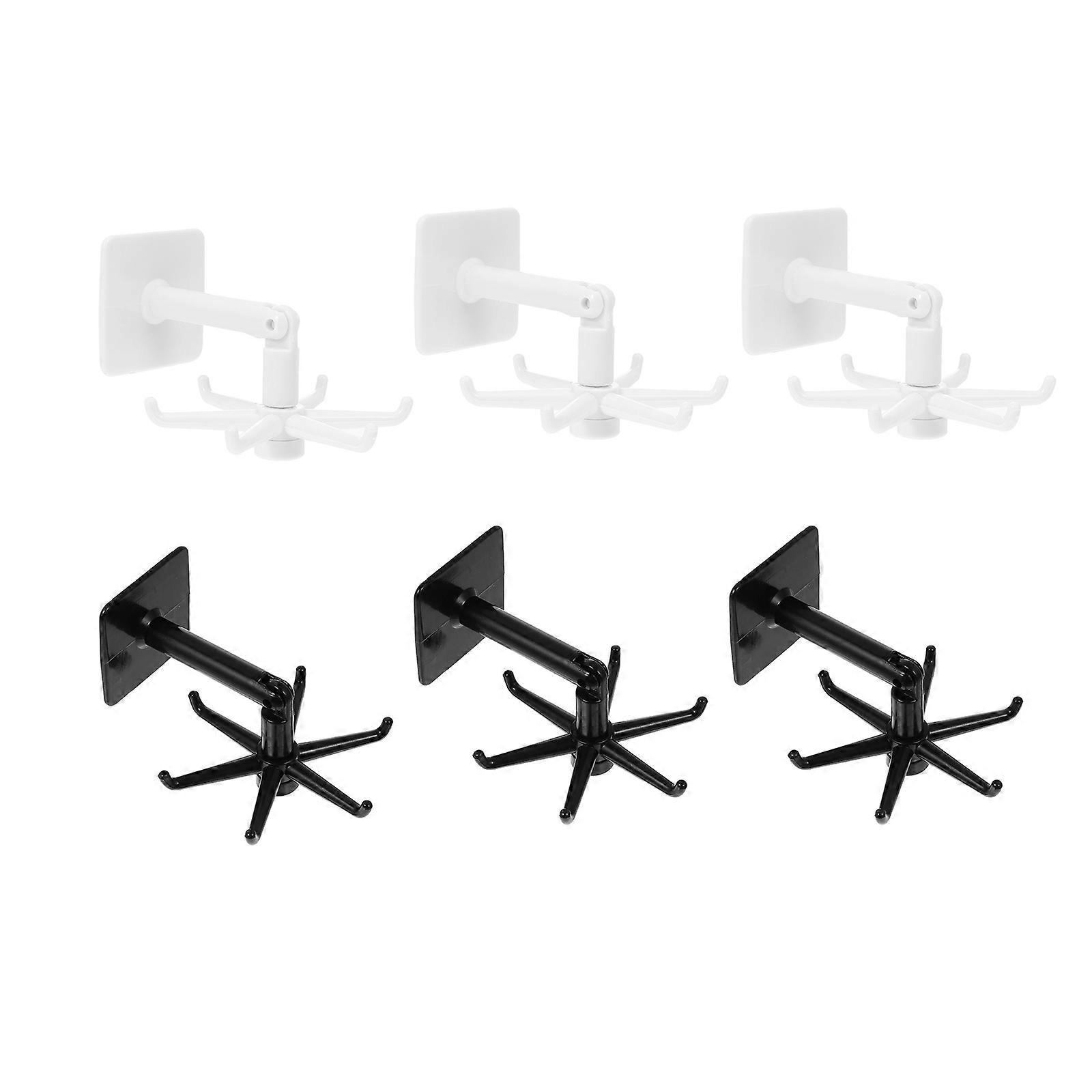 No Drilling Storage Hook Kitchen Hook for Storage 6Pcs Multipurpose