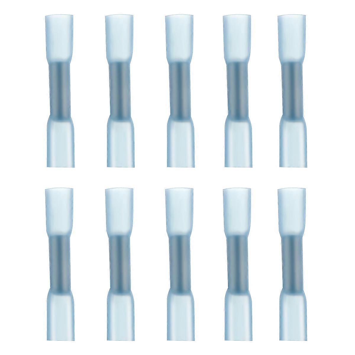 Crimp Terminals Heat Shrink Butt Wire Connectors with 100Pcs