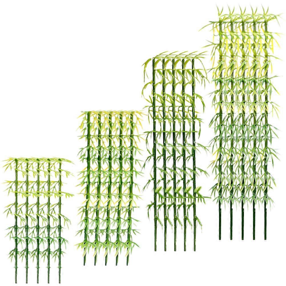 Plastic Bamboo Trees Model Bamboo Trees Model for Decor 80Pcs