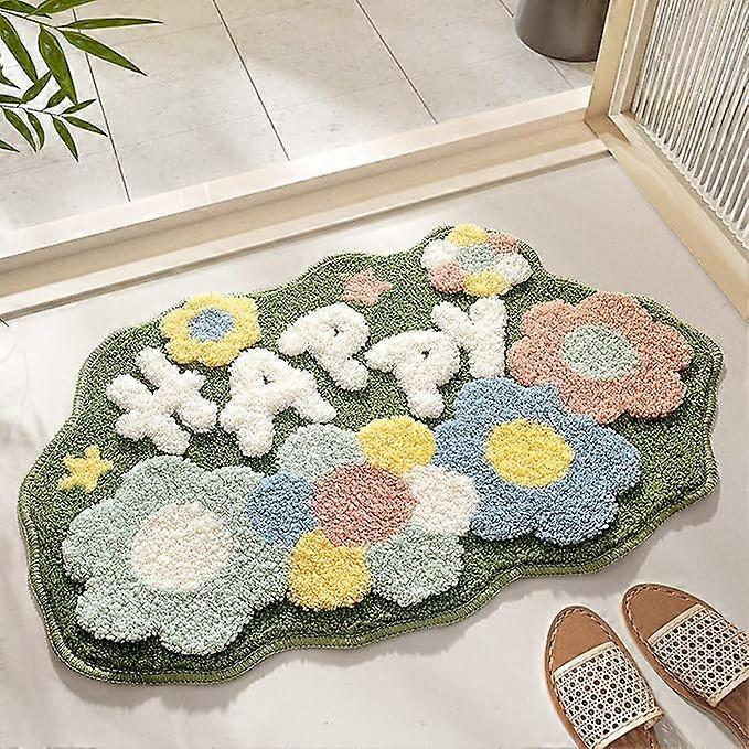 Non-slip bath mat, soft microfiber bath mat