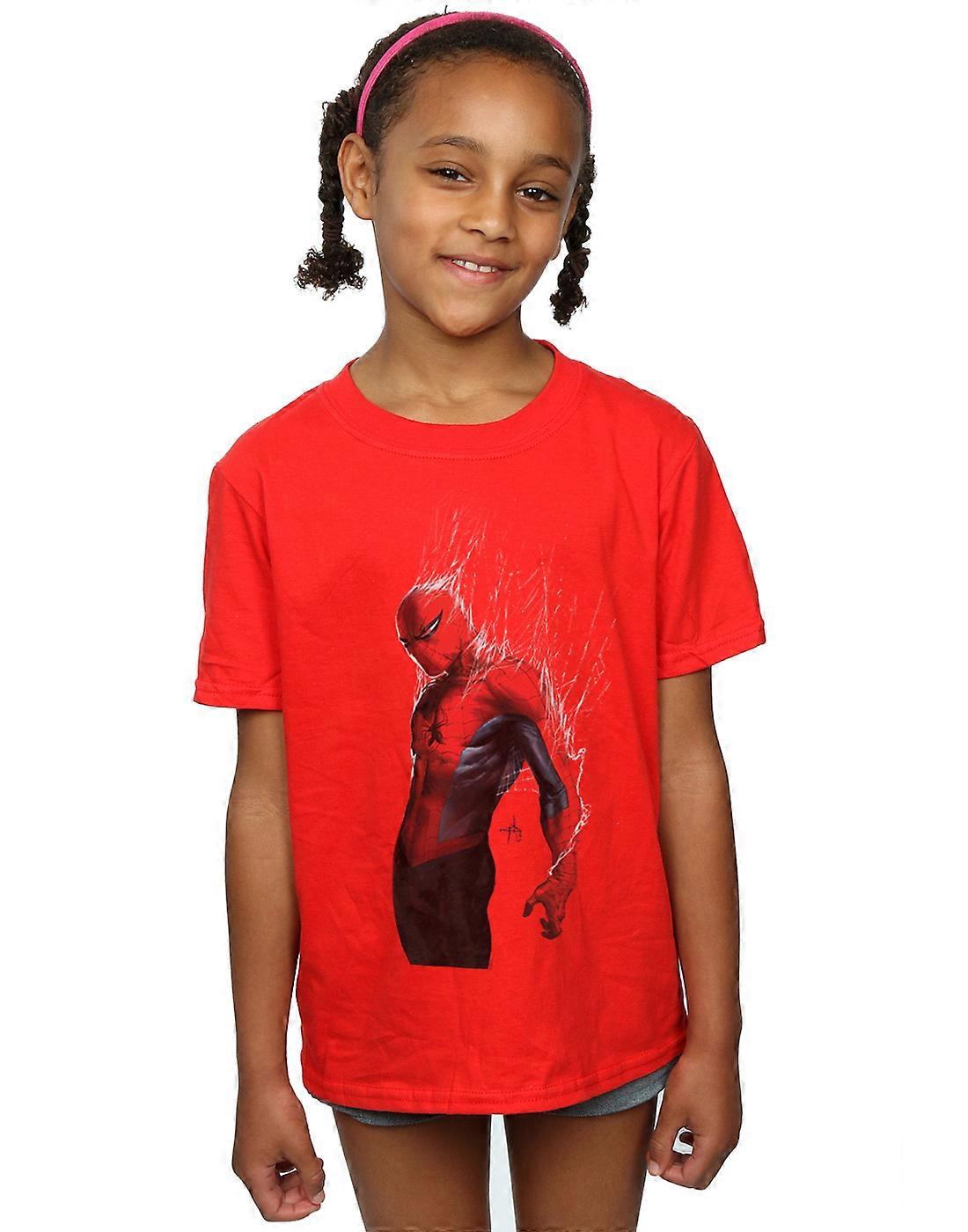 Marvel Girls Spider-Man Web Wrap T-Shirt