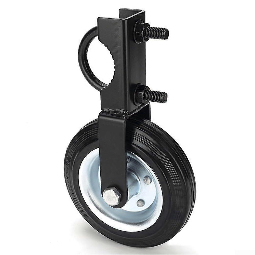 Heavy Duty Gate Caster Wheels with Solid Rubber, Adjustable Height, Supports 500 lbs for Outdoor Gates