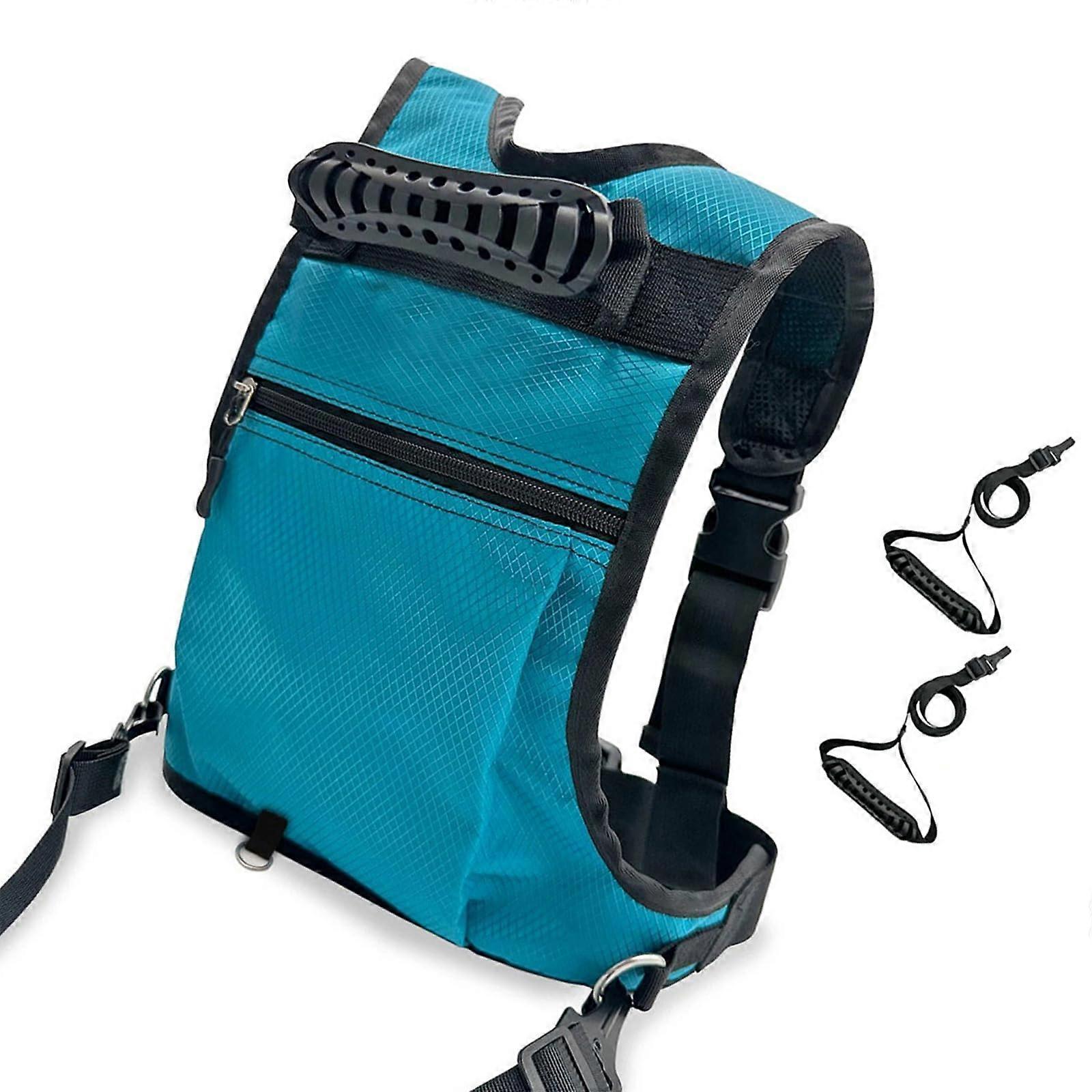 Kids Ski Harness with Backpack and Leashes, Adjustable Straps, Shock Absorbing Design for Beginners