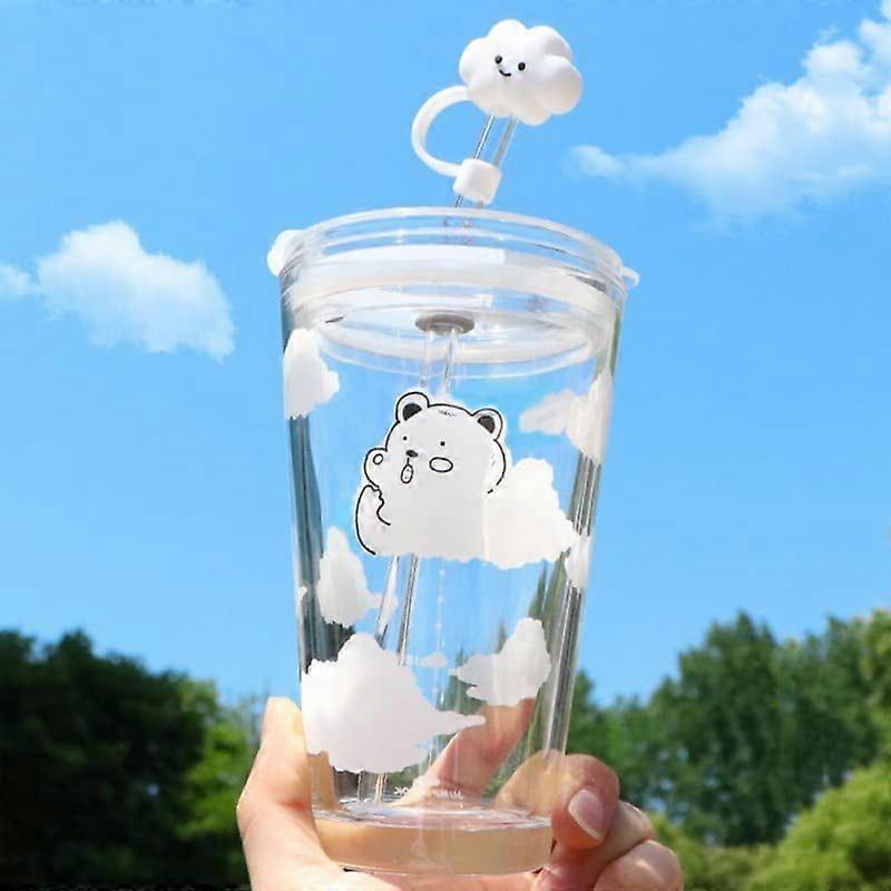 Straw Covers Cap,Cloud Shape Straw Covers Cap,Cute Silicone Cloud Straw