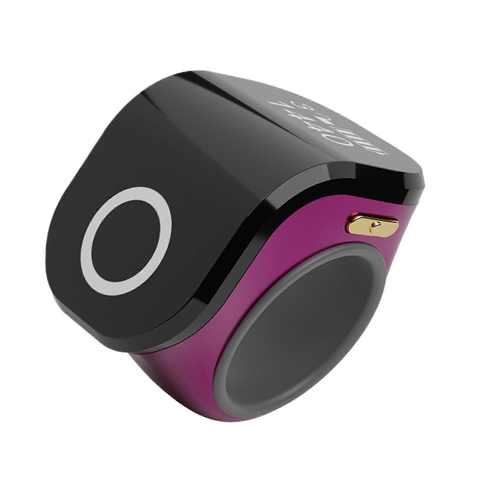 Digital Tally Counter with Ergonomic Finger Ring, Silent Adjustable Display, Rechargeable Battery