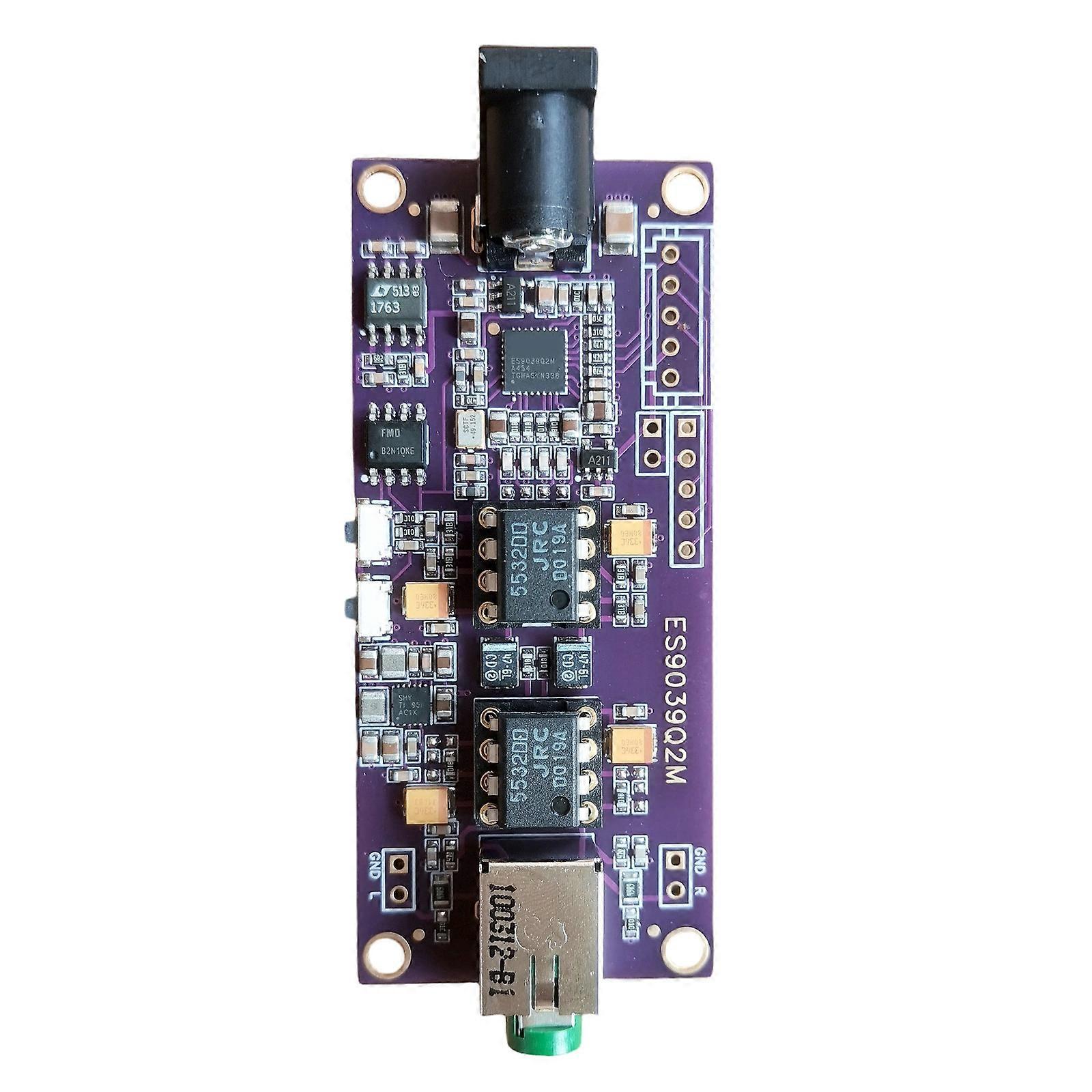 Low Noise ES9039Q2M Processing Decoding Board I2S input ES9039 Asynchronous For Music Lovers And sound Professionals Multicolor