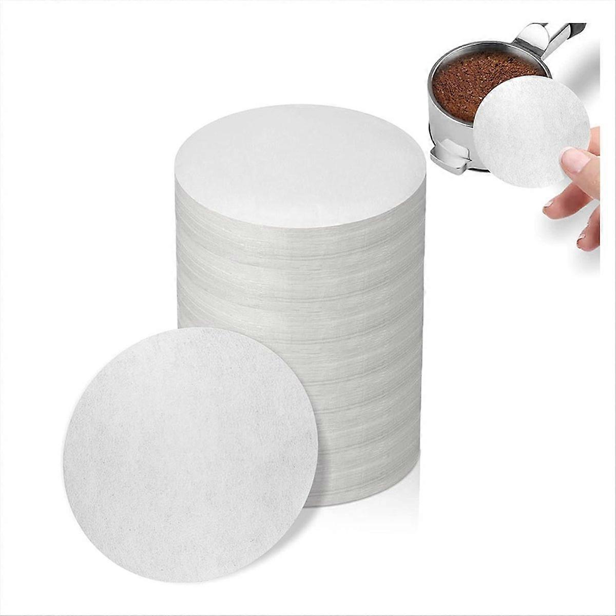 800 PCS Unbleached Coffee Paper Filter for Espresso Machine -53mm
