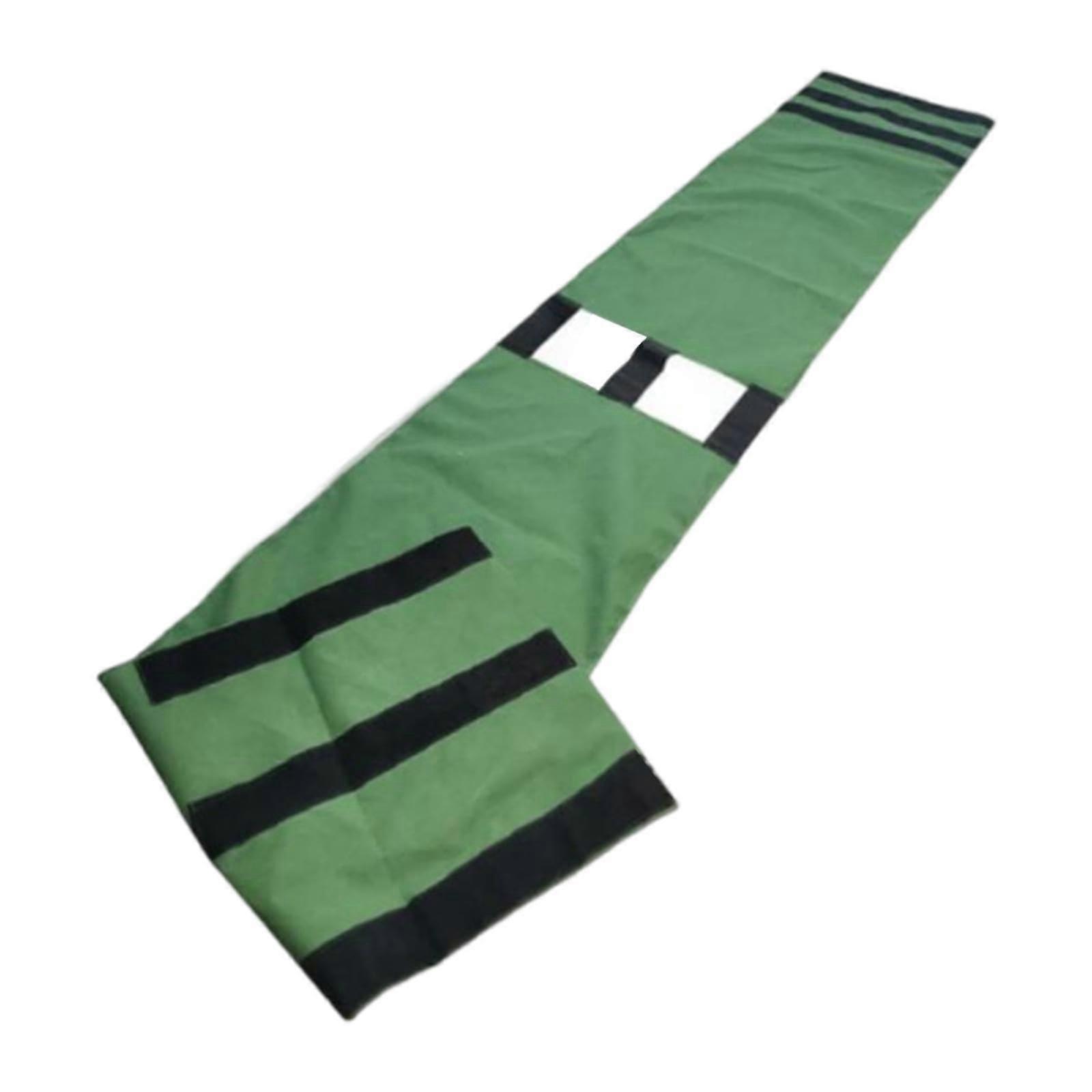 Cargo Tie Down Strap Heavy Duty Adjustable Elastic Hook Loop Pallet Strap Oxford Cloth Green 70x460cm