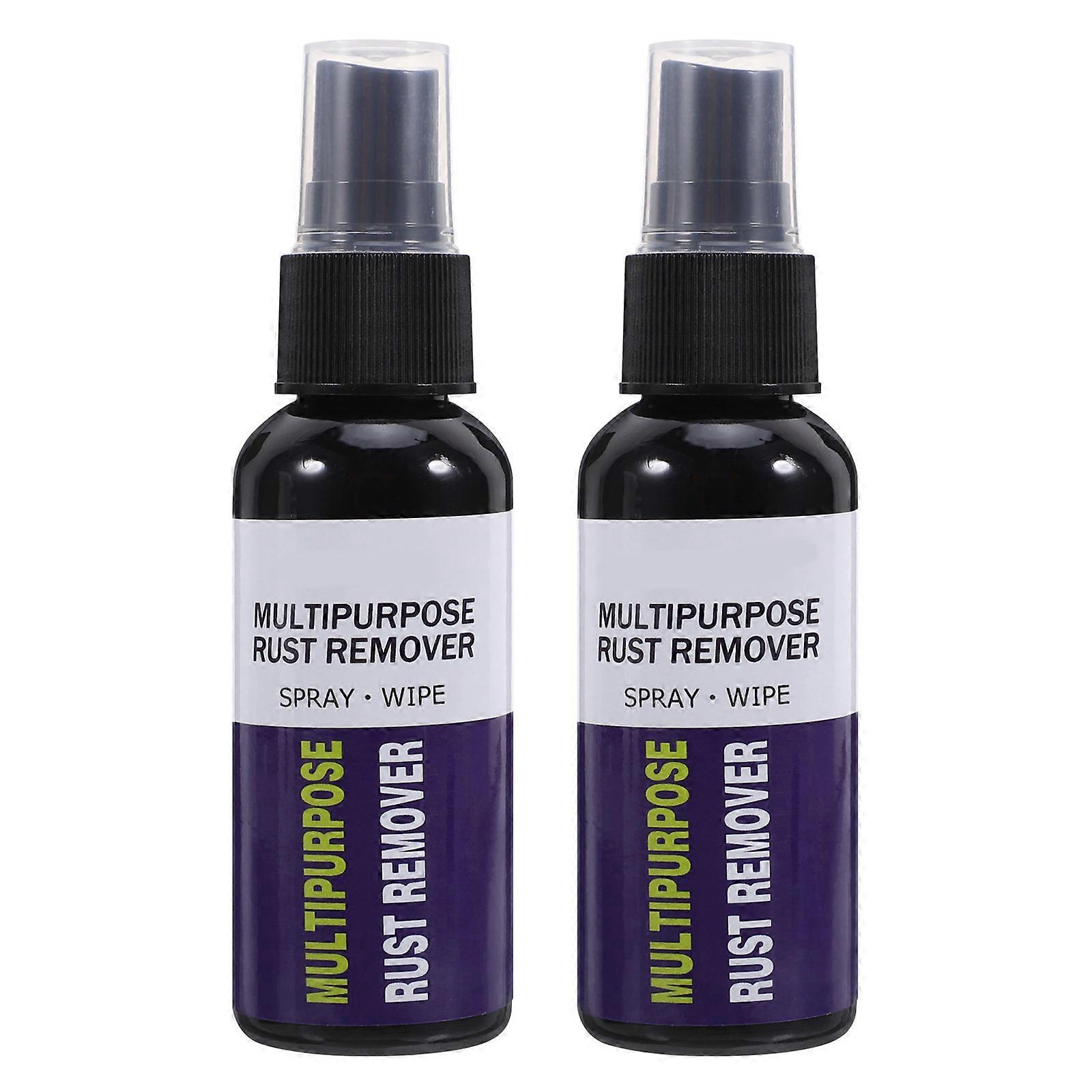 Rust Remover Multifunctional Rust Remover Spray for Cleaning Use 2Pcs Bottle