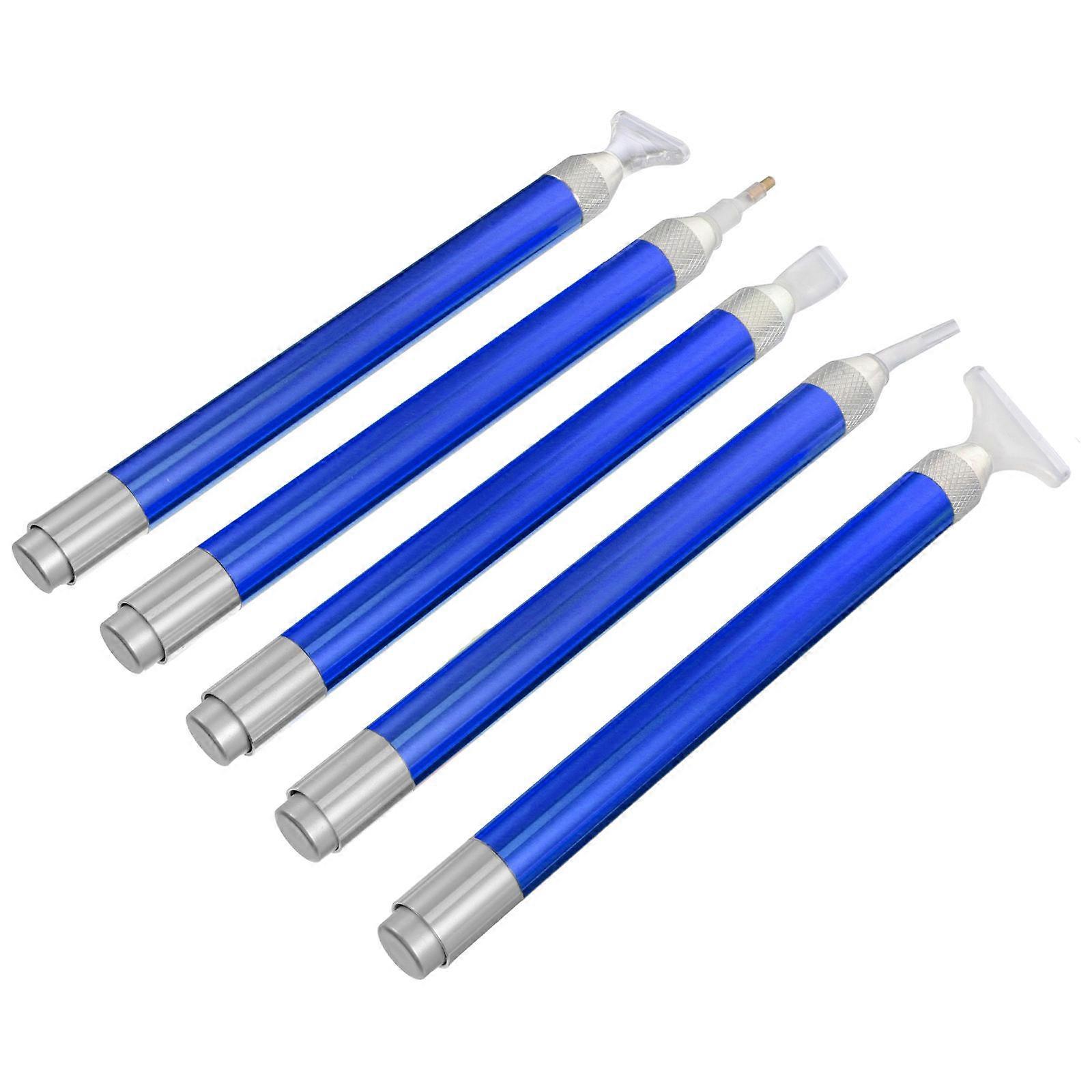 Diamond Drawing Pens for DIY Diamond Embroidery Tools with LED Light 5Pcs
