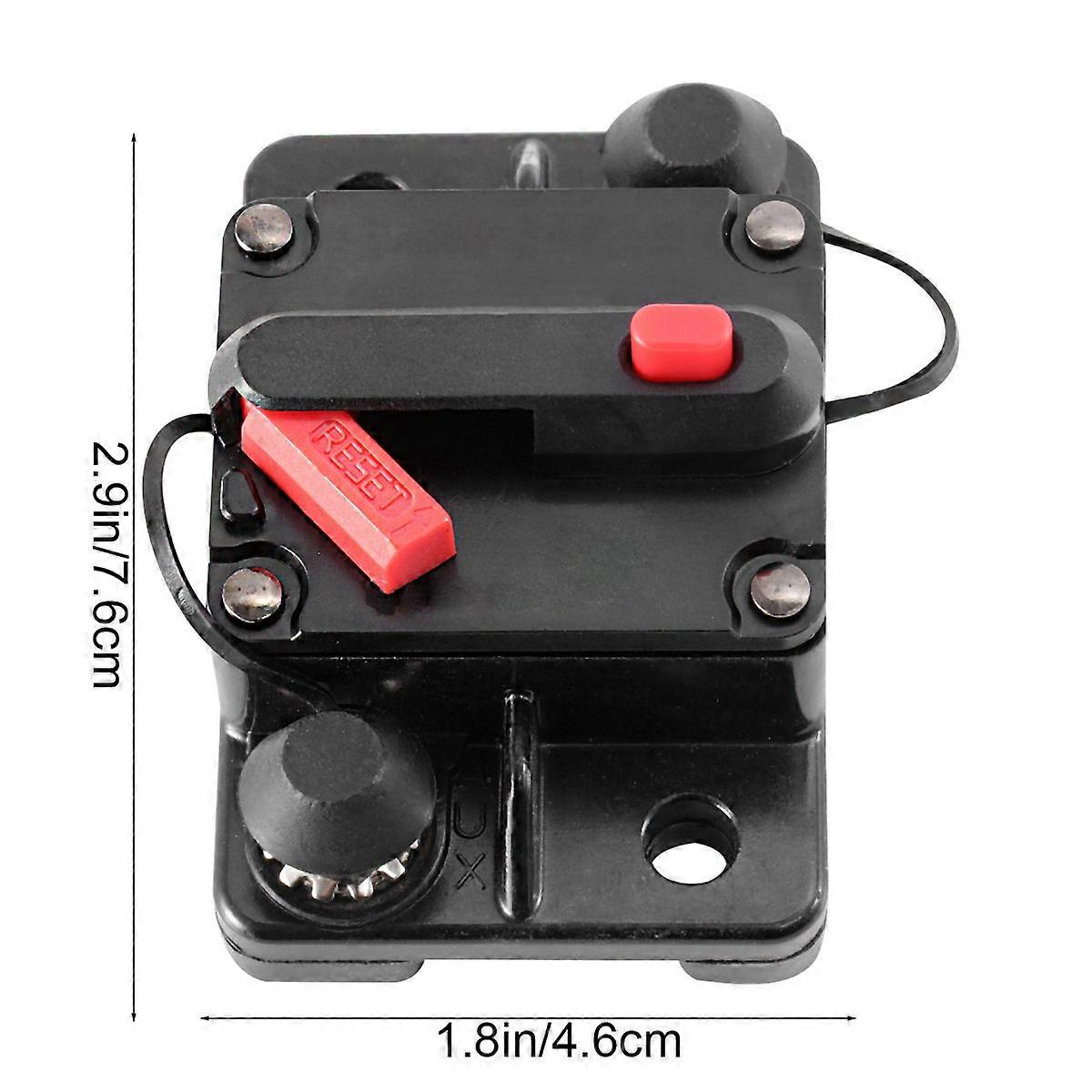 Switchable Circuit Breaker Manual Reset 100A for Ships High Amp Dual Stud