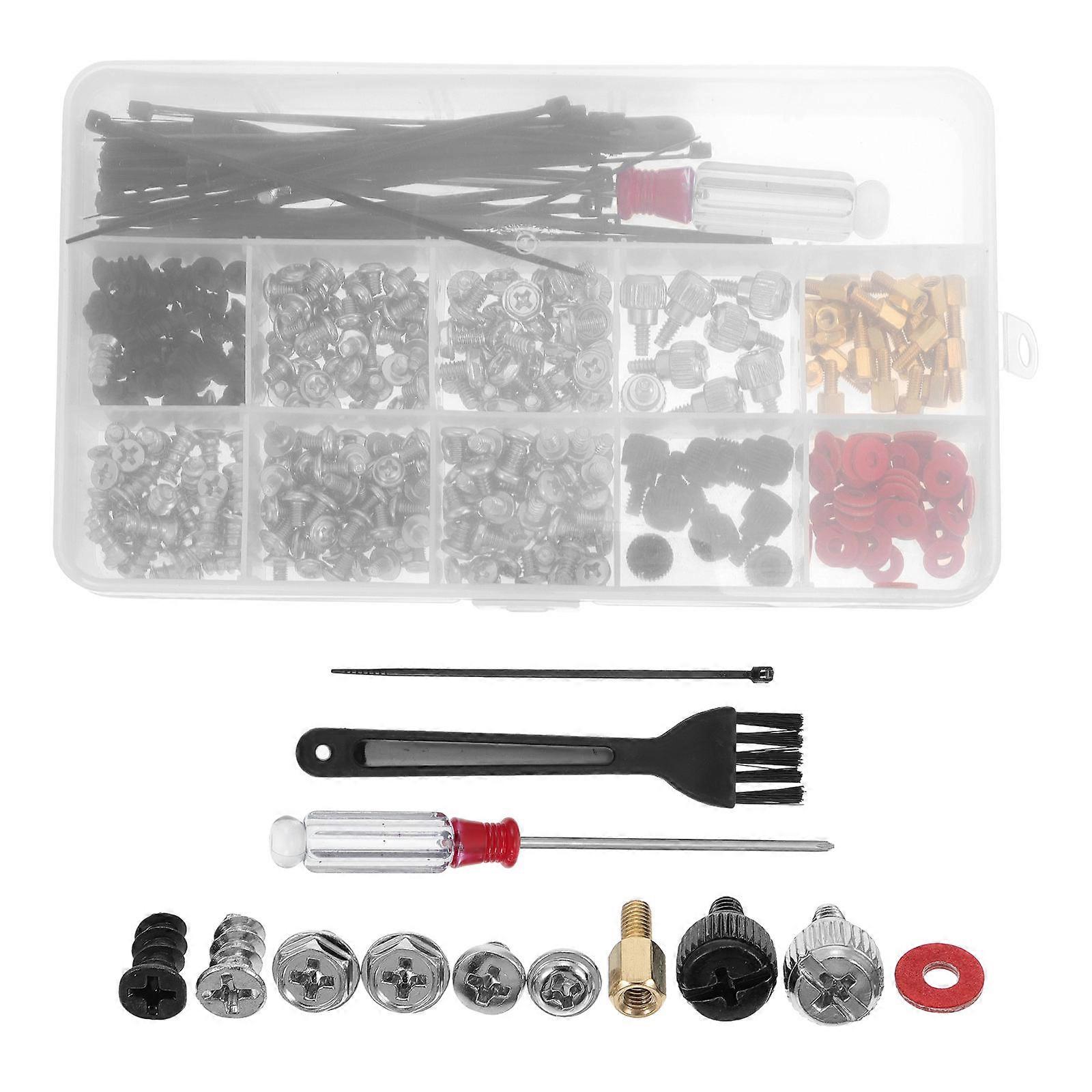 Mounting Screws Computer Hand Tool Installation Accessories 1 Box for Cleaning