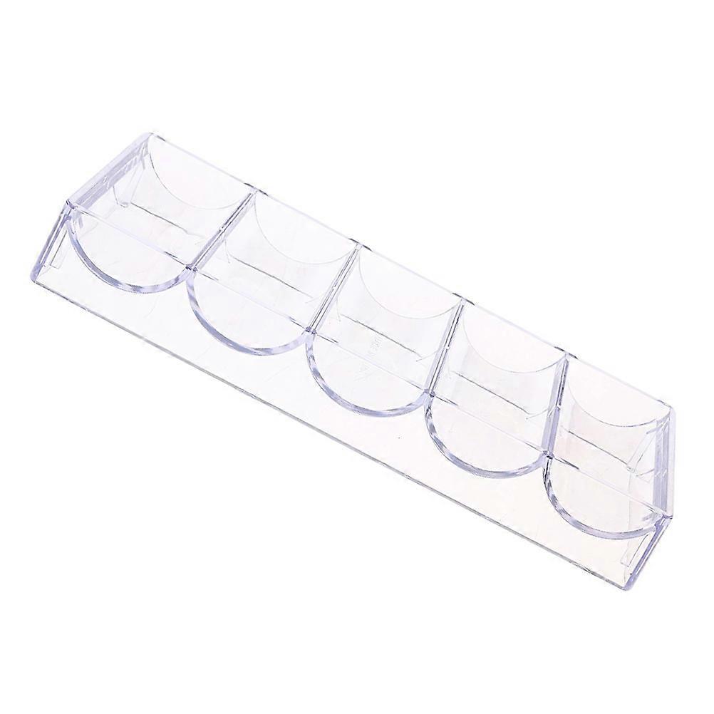 Poker Chips Storage Organizer Acrylic Chip Rack for 1Pcs
