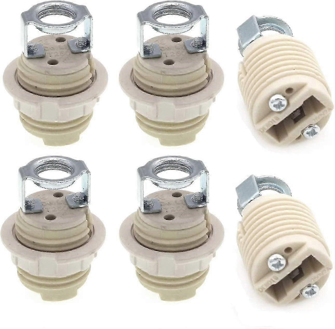 G9 Ceramic Lamp Socket with Adjustable Bracket 2pc