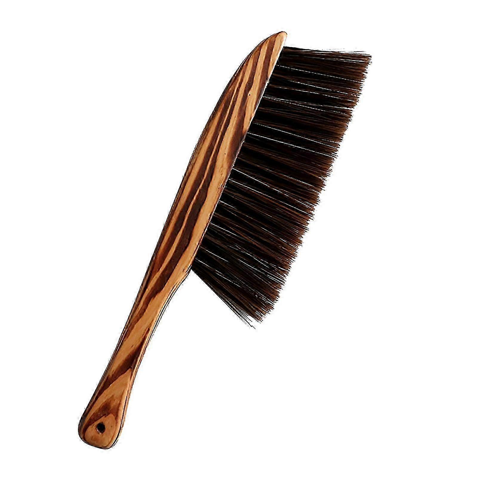 Dusting Brush Convenient Soft Texture Pbt Wooden Handle Hand Broom For Sofas
