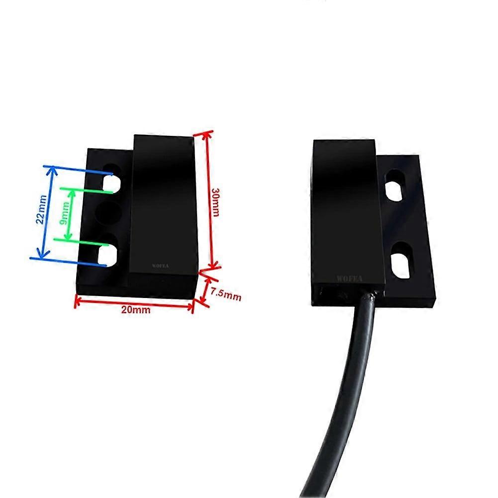 5M Wired Door Sensor Ndfeb Magnetic Sensor Switch For Open Detector Iron Gate